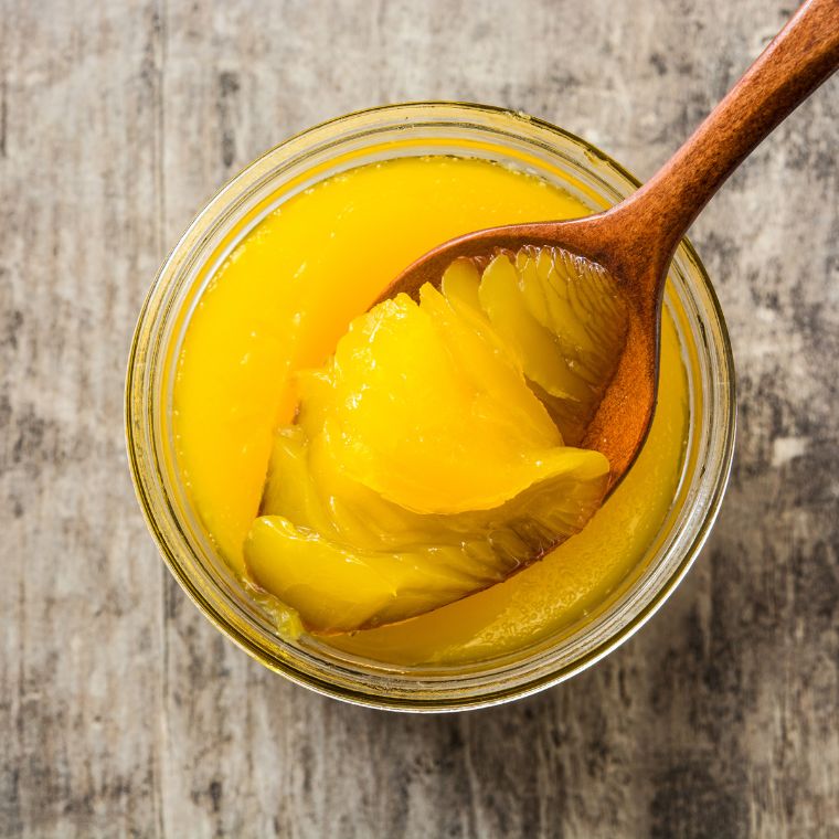 Buffalo Ghee in spoon