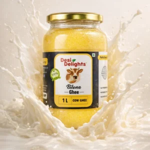 100% Pure Traditional Desi Bilona Cow Ghee - Slow Churned